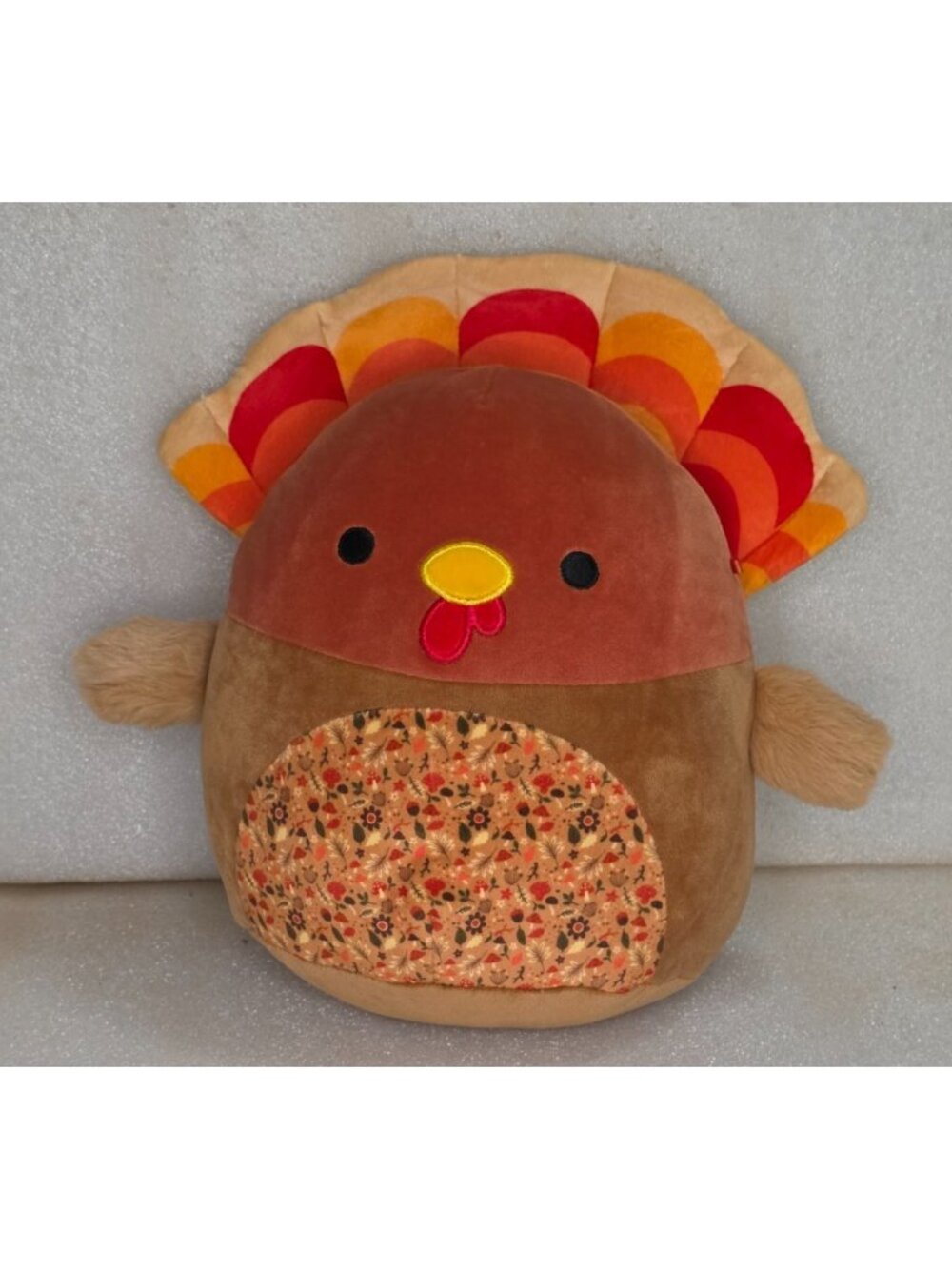 Squishmallows Gobrianna the Turkey Fall Harvest Squad Floral 10" Plush Toy